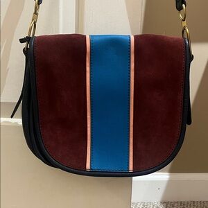 Fossil Rumi Large Cabarnet Crossbody Leather Bag